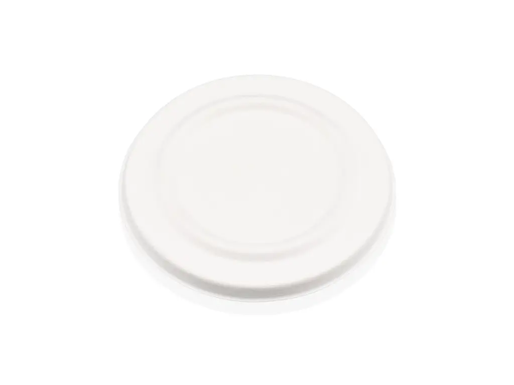 BioBowl: I/S - Sugarcane Lid (120mm) - Multi-Fit 