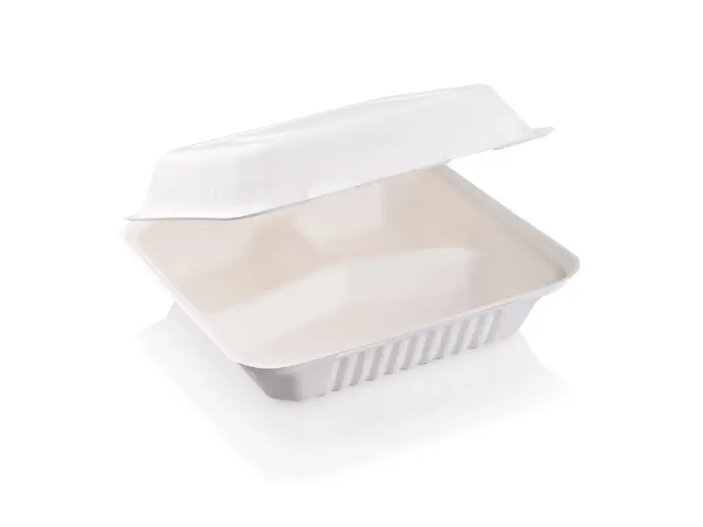 Lunch Box: Sugarcane - SQUARE - 1.2L3C (3 Compartment)