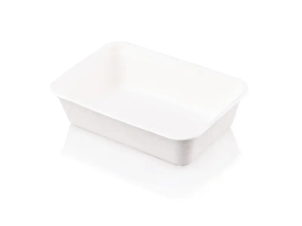500ml Meal Container | Sugarcane | Rectangle | 125's 