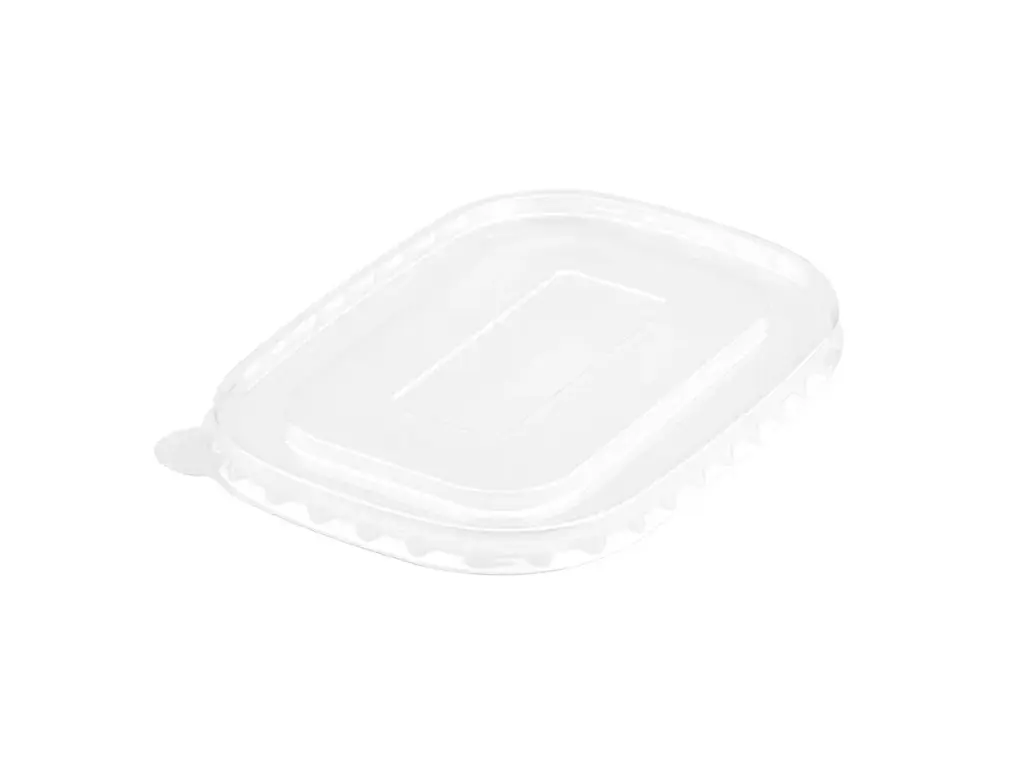 Rectangle Multifit PET Lid – fits Paper Salad Bowl | 500ml-1000ml | 50’s – I 