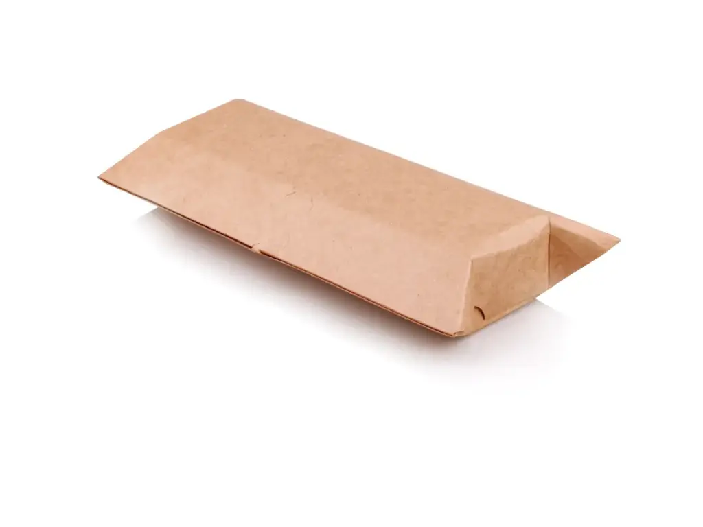 Wrap - Paper Box | Closed | Kraft | 21cm x 10cm + 4cm | 100's