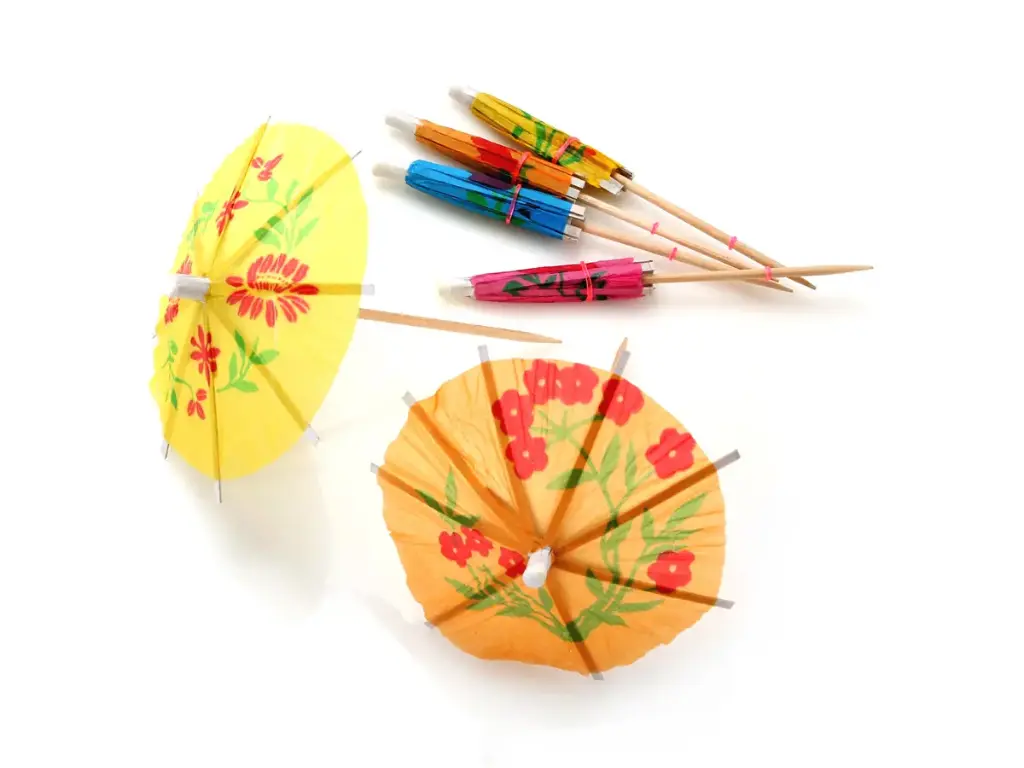 Bamboo Pick - Umbrella | 10cm | 144's