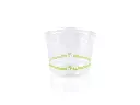 600ml Bio Salad Bowl | PLA | Clear | 50's - AJ