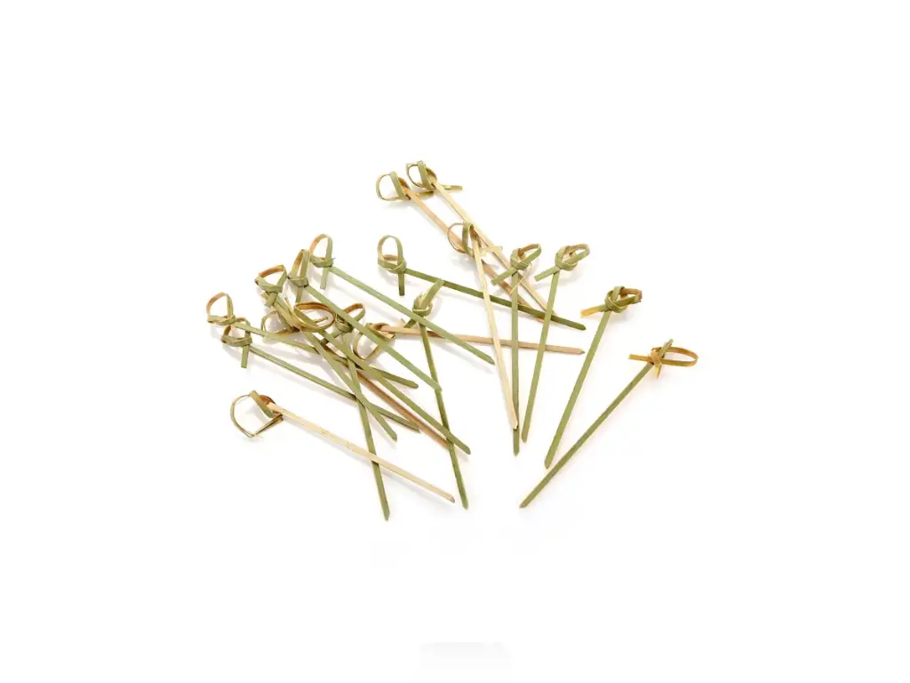 9cm Bamboo Skewer | Knotted | 100's 