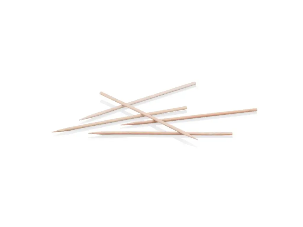 18cm Bamboo Skewer | Straight Thick (4mm) | 100's