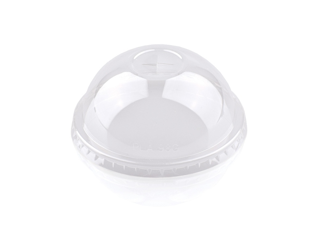 Dome Multifit PLA Smoothie Lid - fits Bio Smoothie Cup 98mm | 250ml - 500ml | 100's - AJ
