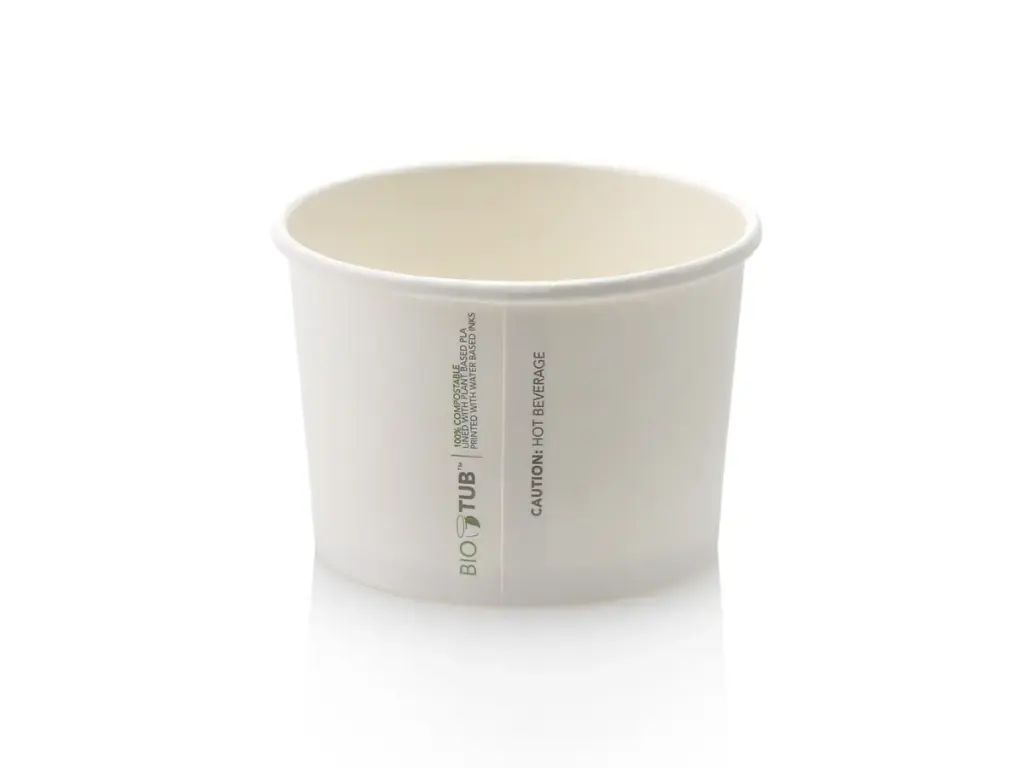 250ml (8oz) Paper BioNoodle Tub | PLA Lining | 50's (H)