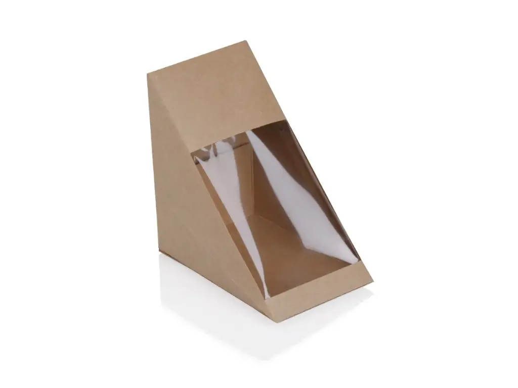 Paper Sandwich Box - with PET Window | 50's