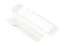 Picnic Set - 16cm CPLA Cutlery | Knife, Fork & Napkin in BioBag | 50's - AJ