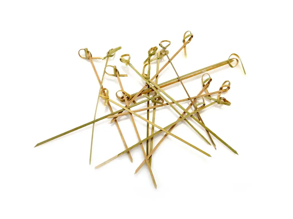 Bamboo Skewer - Knotted 15cm 