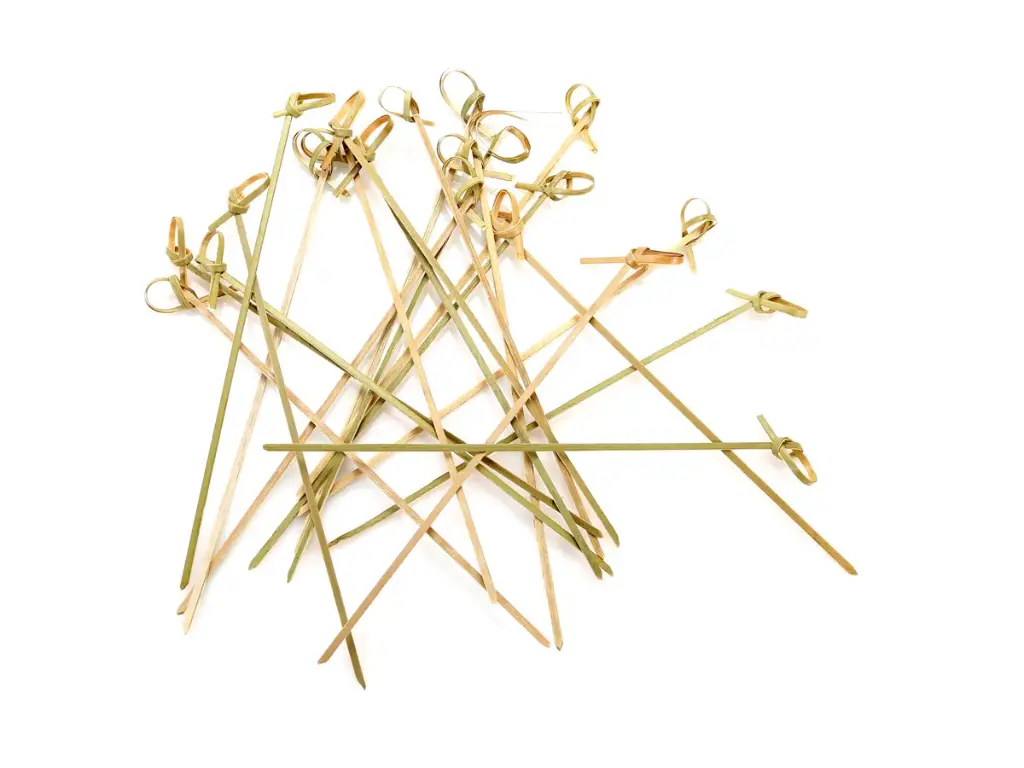 18cm Bamboo Skewer | Knotted | 100's 