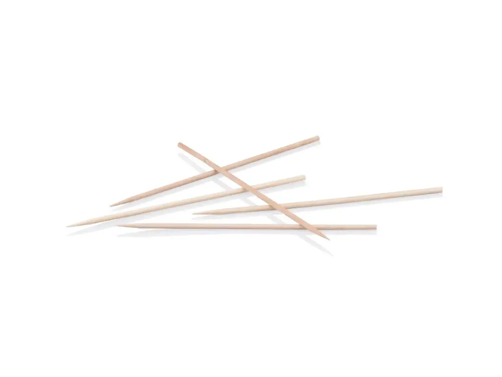 20cm Bamboo Skewer | Straight Thick (4mm) | 100's