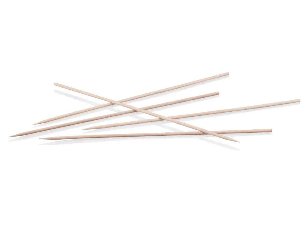 30cm Bamboo Skewer | Straight Thick (4mm) | 100's