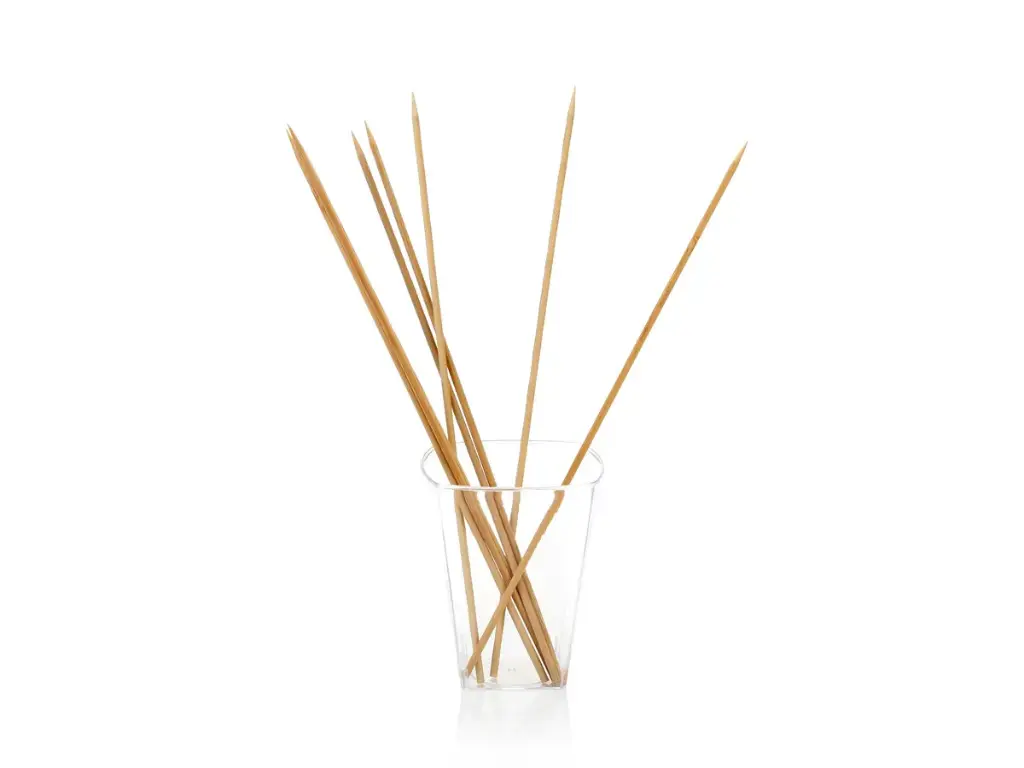 25cm Bamboo Skewer | Straight | 100's