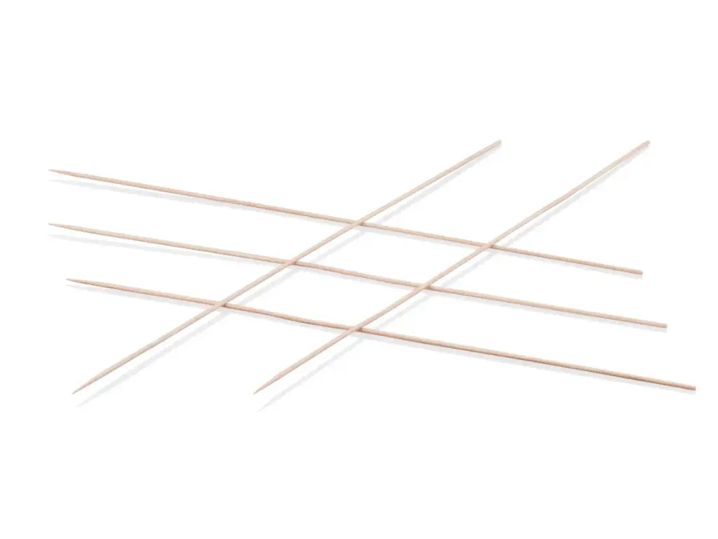 30cm Bamboo Skewer | Straight Thin (2mm) | 100's 