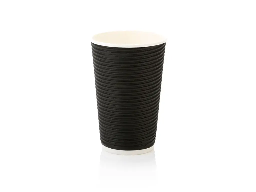 500ml Horizontal Ripple Paper Cup | LDPE | FSC | 500's