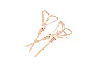 12cm Bamboo Skewer | Heart Knotted | 100's 