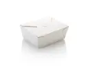 Paper Lunch Box - #8 | White | LDPE | 50's