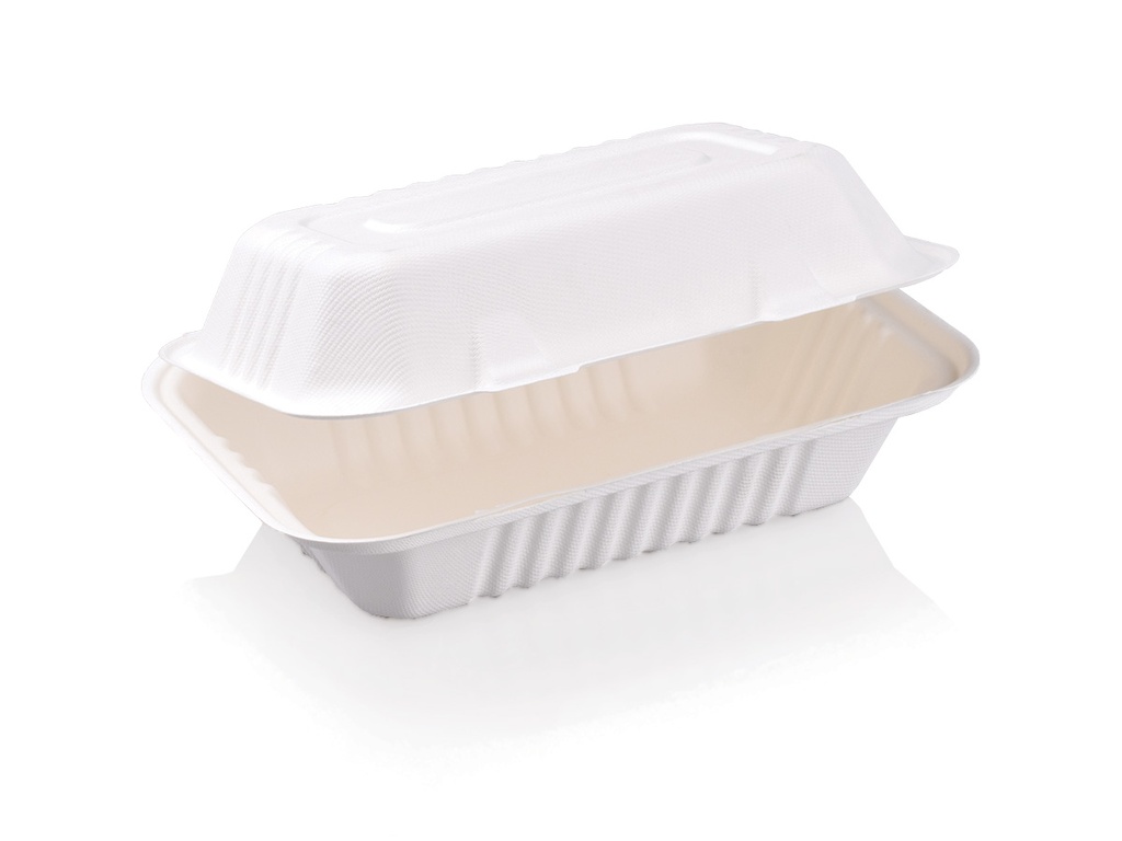 1L - 1 Compartment Lunch Box | Sugarcane | Rectangle | 50's
