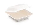 1L - 1 Compartment Lunch Box | Sugarcane | Square | 50's
