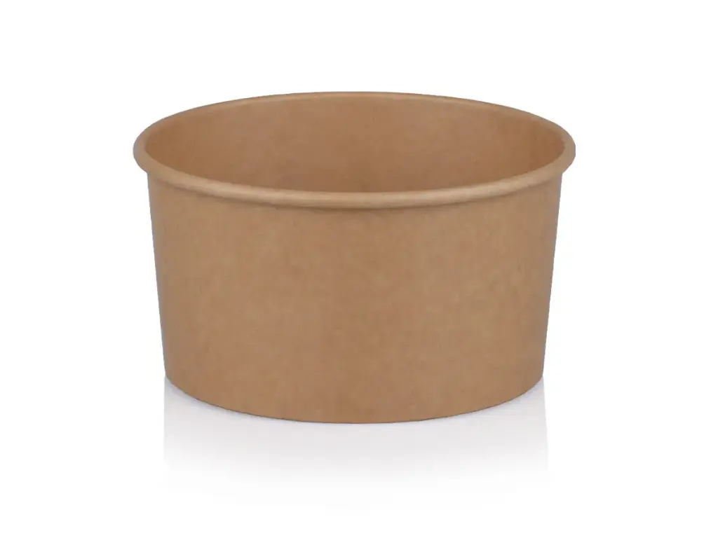 Round Paper Salad Bowl - 32oz (946ml) | Double Lining | FSC | 60’s - XJ