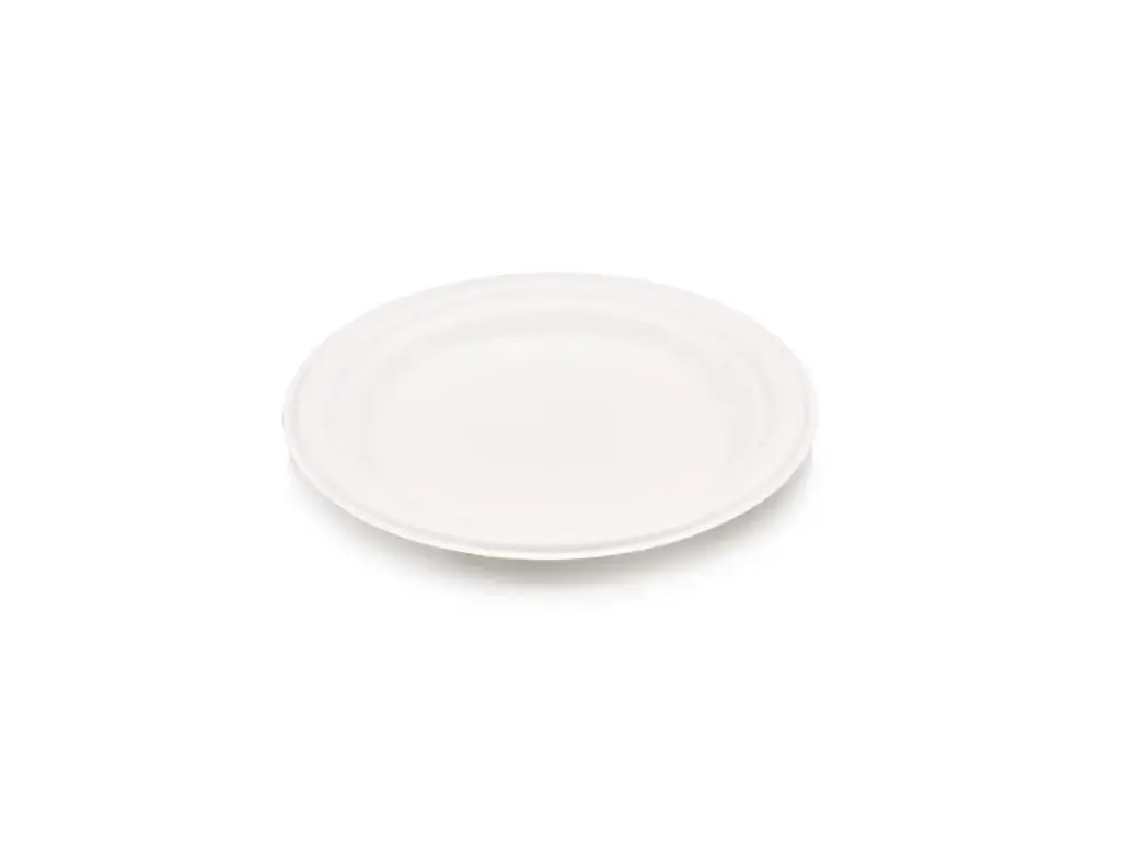Round Sugarcane Plate 17.5cm - GF