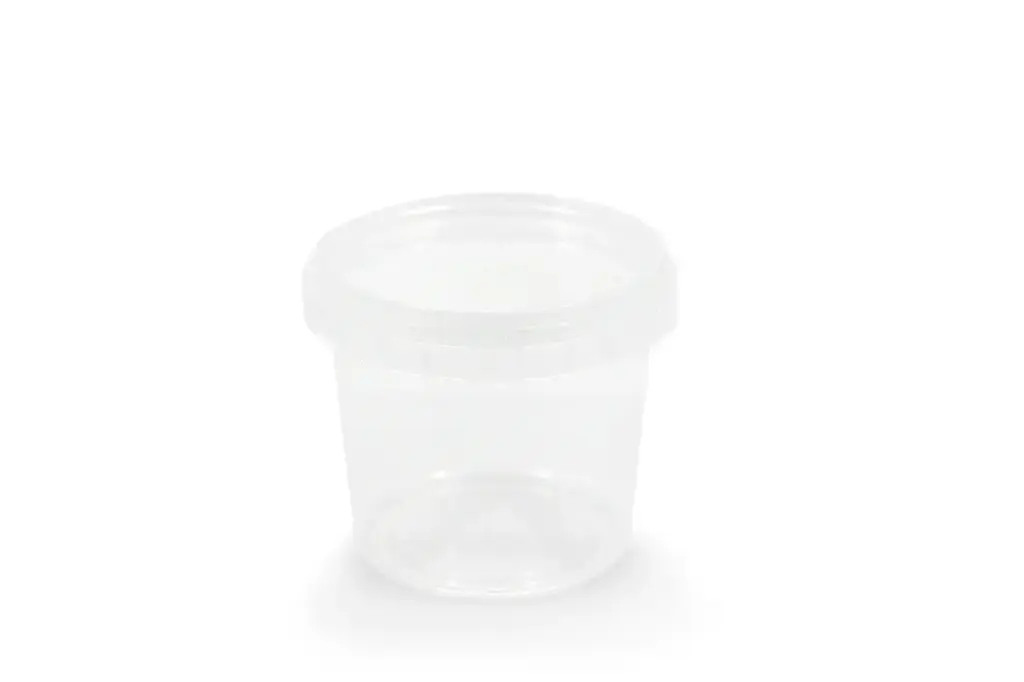 125ml Tamperproof Combo - Tub & Lid | Plastic | 500's 