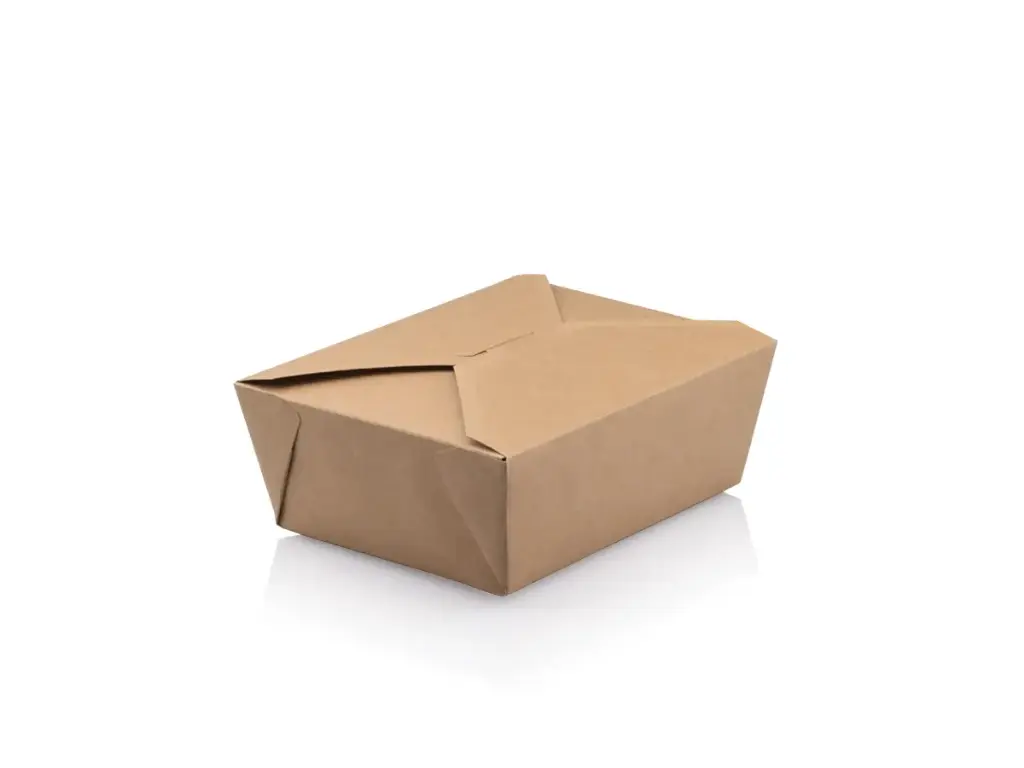 Bio Paper Lunch Box - #8 | PLA | 50's - CCP 
