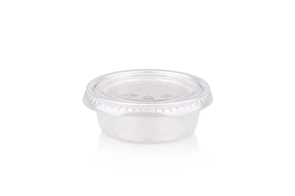 35ml Sauce PP Tub & PET Lid (Combo) - Plastic - 1.5oz (C) 