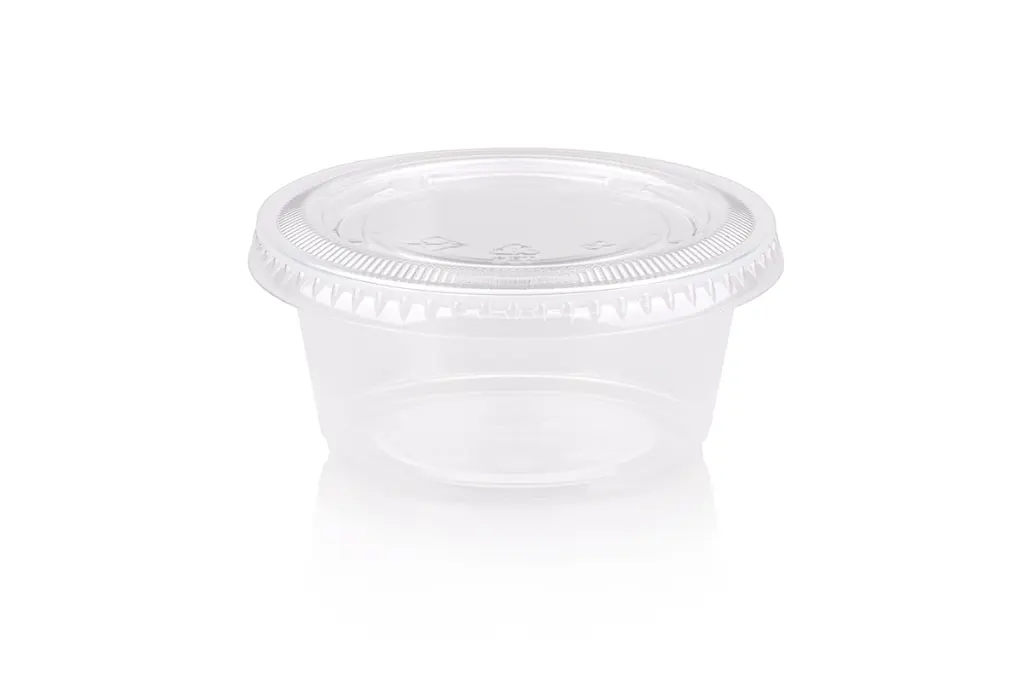 95ml Sauce PP Tub & PET Lid (Combo) - Plastic - 3.25oz (C)