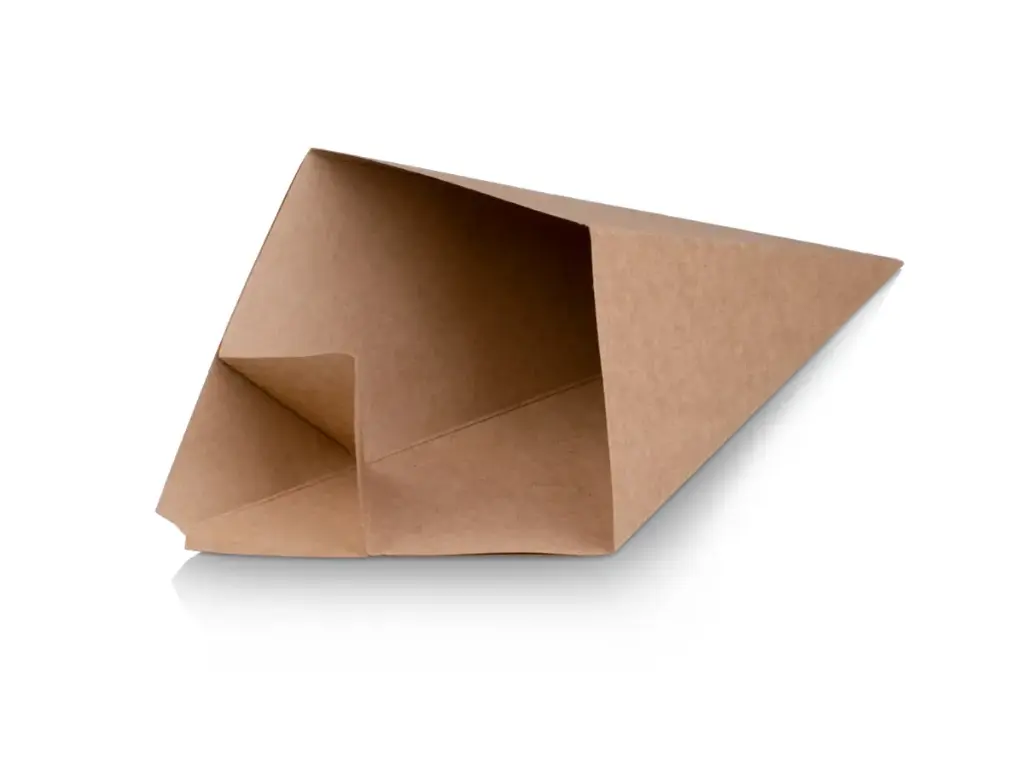 Paper Fries Cone - Kraft | 27.5cm (15oz) | Large | 100's 