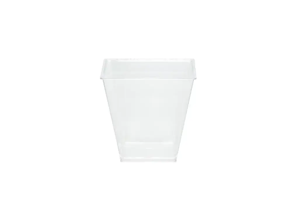 200ml Square Dessert - Cup | Plastic | 25's 