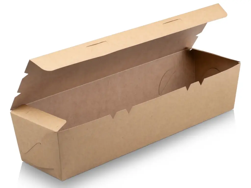 Flat Packed Bio Foot Long Box | Kraft Paper | 100’s - CC