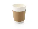 Kraft POP Sleeves - fits 250ml (8oz) Cups (50's)