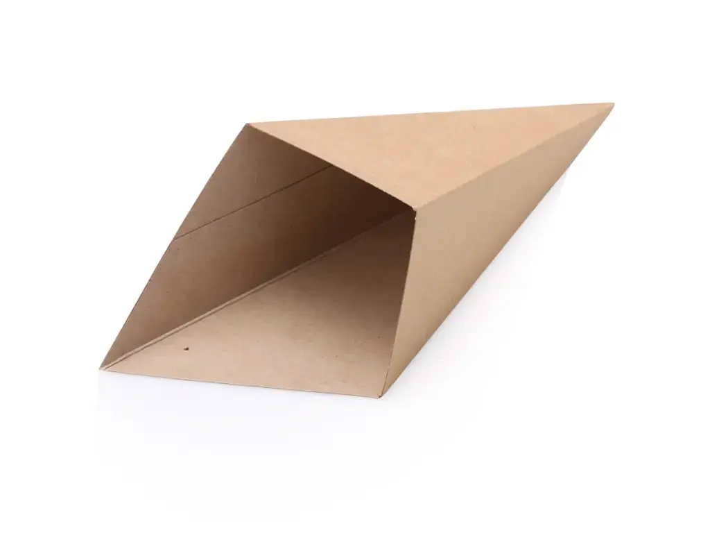 Paper Chip Cone - Medium | Kraft | 23cm | Medium | 100's - NP