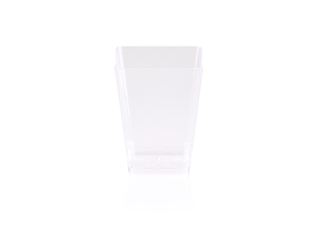 150ml Square Dessert - Cup | Plastic | 25's