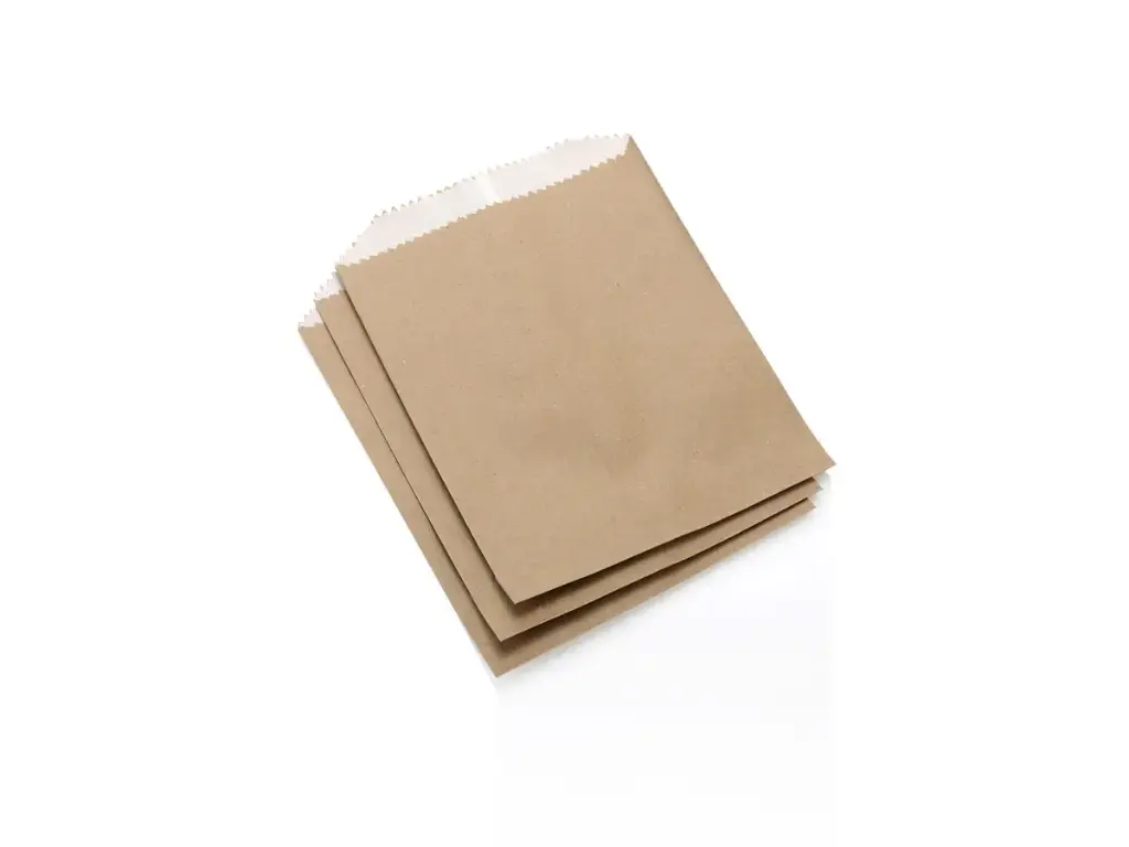 Greaseproof - Duplex Kraft Bag | Lined | 14cm x 17cm | DUP1 | 500's