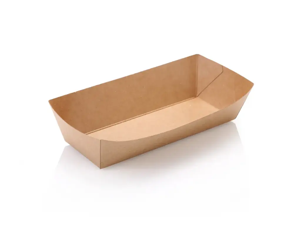 Paper Hot Dog Tray - 850ml (29oz) | Kraft | 50's