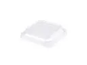 Square PET Lid – fits Paper Punch Bowl | 300ml (123mm) | 50’s  