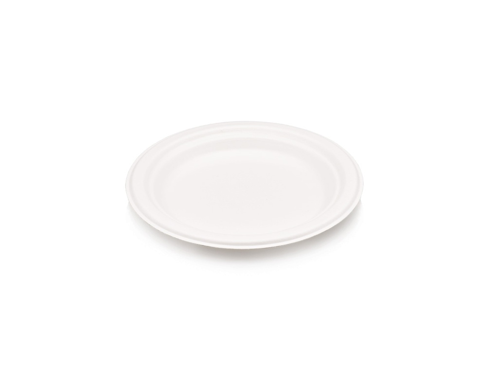 Round Plate - 18cm | Sugarcane | 50's