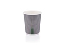 250ml Horizontal Ripple Paper BioCup | PLA | FSC | 25's 