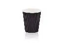 350ml Vertical Ripple Paper Cup | LDPE | FSC | 1000's