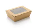 Paper Salad Box - with Window | #4 | Large | 50's 