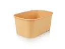 Rectangle Paper Salad Bowl - 1000ml | Single Lining | 50’s - I
