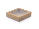 Kraft Picnic Box & Window Lid Combo - Small - Unfolded (22x21x6) (100s)