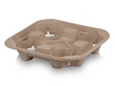 Carry Tray - Paper Pulp | 4 Cup | 180's 