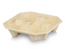 Carry Tray - Bamboo Pulp | 4 Cup | 180's 