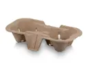 Carry Tray - Paper Pulp | 2 Cup | 60's - CCP