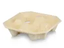 Carry Tray - Bamboo Pulp | 4 Cup | 60's - CCP 
