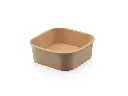 Square Paper Salad Bowl - 500ml | Single Lining | FSC | 50’s - XJ